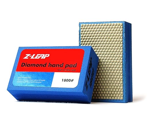 Diamond Hand Polishing Pads Grit 1800 for Granite Marble Concrete Glass Sanding Block