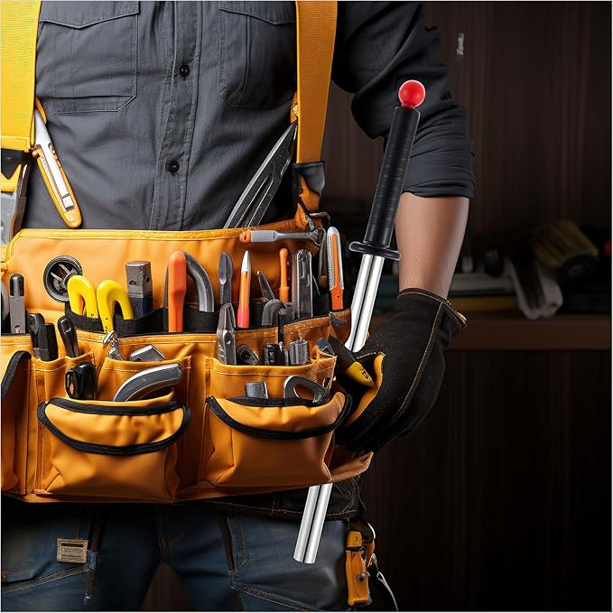 Magnetic Pickup Tool That Can Safely Retrieve Nails, Screws, and Metal Objects Through Sturdy Objects, and Clean Iron Filings (15 inches)