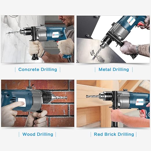 10-Piece 5/32" SDS Plus Drill Bits Rotary Hammer Drill Bit Set, Carbide Tipped for Drilling Concrete Cement Porcelain Tiles Ceramic Pots Stone Brick, Diameter 4mm, 160mm Long, SDS Plus Shank.