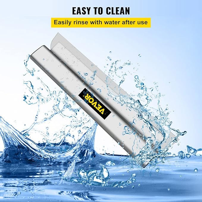 VEVOR Skimming Blade,32 inch Smoothing Knife, European Stainless Steel Construction Knife, Aluminum Blade Profile Smoothing Knockdown Spatula for Gyprock/Drywall/Wall-Board