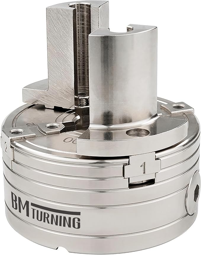 BMT-J6034 Pen Blank Jaws for Woodturning Lathe Chucks, V-grooves of the two jaws hold blanks securely, Compatible with Super NOVA 2, G3.