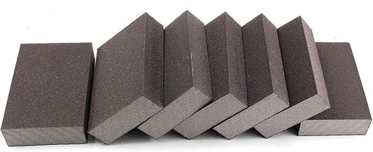 180 Grit Fine Sanding Block - 12Pcs, Wet Dry Sanding Sponge Foam Sandpaper Block Washable & Reusable Sandpaper Sponge for Drywall Wood Plastic Metal Furniture