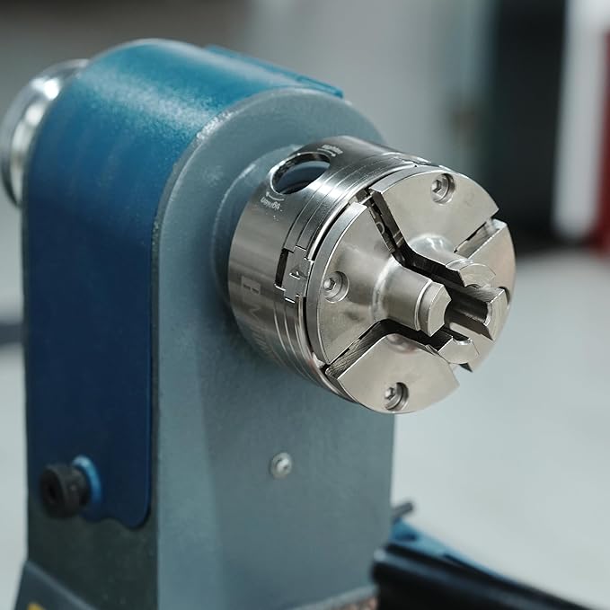 Extended Dovetail Pin Jaws 25 mm for Woodturning Lathe Chucks,Extended spigots for narrow workpieces, Dovetail-shaped spigot ends for small bowls, Compatible with Super NOVA 2, G3.