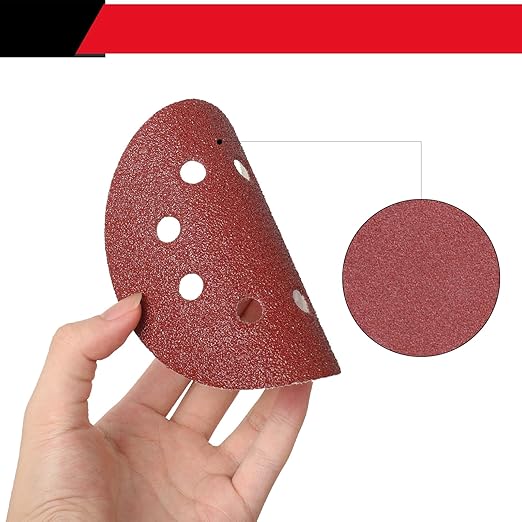 100 PCS 5 Inch Sanding Discs 320Grit, Round Hook and Loop Sandpaper for Random Orbital Sander