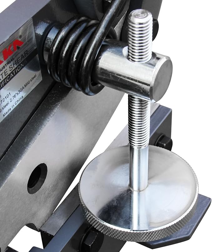 KAKA INDUSTRIAL Metal Shear, 5 Inch Sheet Metal Cutter for Steel Bars and Copper Plates,Hand Tool for Auto Repair, HVAC Duct Trimming,DIY Workshops HS-5