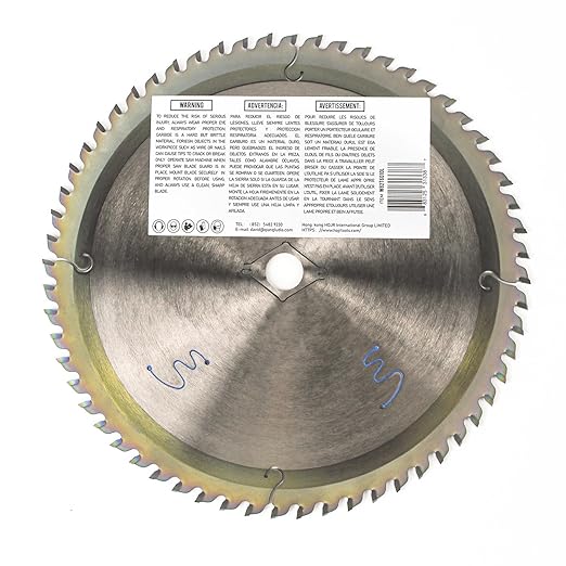 Woodworking Circular Saw Blade,8-1/4" 60-Tooth 5/8" Arbor,Fine Finish/General Purpose, Special Anti-Thermal Adhesion Coating on Cutting Head -TA,High Finish, Long Life,8-1/4" 60T TA