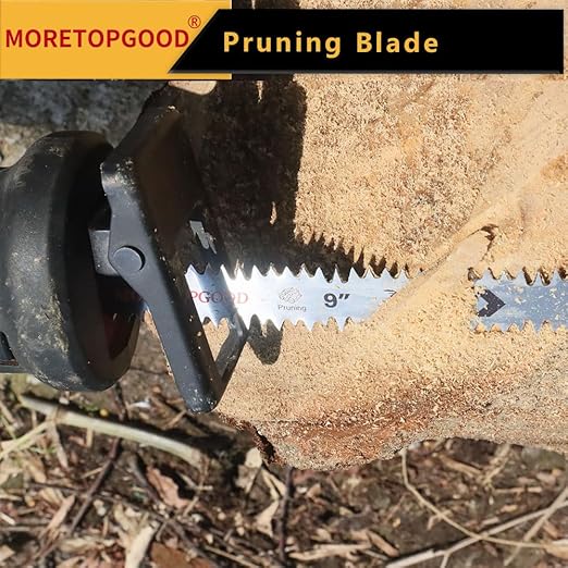 Double-Sided Reciprocating Saw Blade,9 Inch Wood Pruning Japanese Teeth Saw Blades for Cutting Bamboo/Tree Branches/Limb/Roots/Shrubs/Brush/Stumps (5TPI/5 Pack)