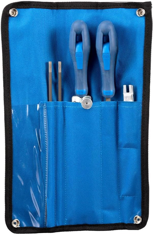 PFERD Sharpening Files Set CS-SLS-4.8 in Roll Bag | Diameter 4.8 mm | 3/16 Inch for Chain Pitch .325 Inch | 18076 - for Comfortable and Power-saving Sharpening of Saw Chains