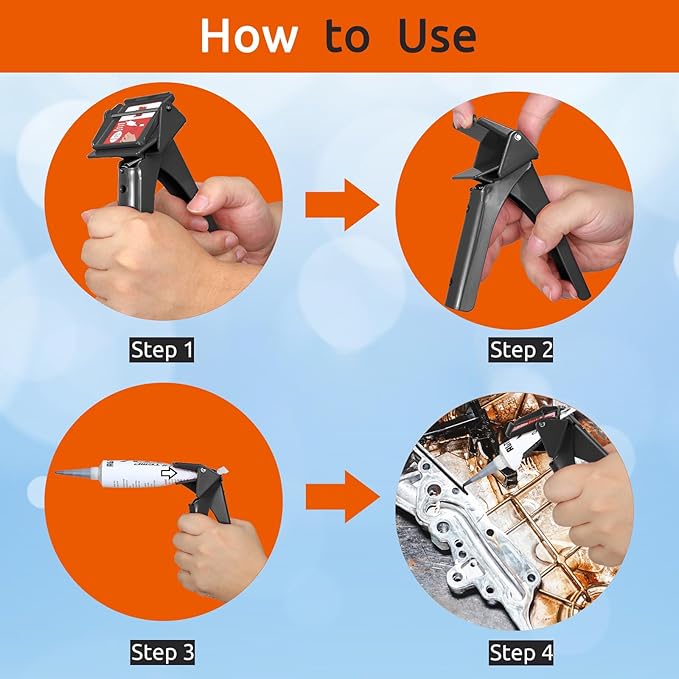 RTV Silicone Tube Extrusion Tool竊똄fficient RTV Silicone Tubes Squeezer Dispenser, Maximize Reduce Material Waste