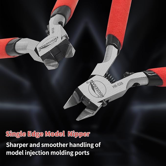4.52inch Model Nippers, Modeling Tools for Plastic Models, Model Nippers 9pcs set, Gundam Tool Kit, Model Building Tools, Plastic Model Clippers, Hobby Tools for Miniatures
