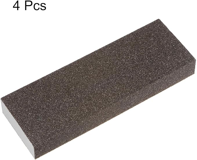 HARFINGTON 4pcs Medium Grit Sanding Sponge Blocks 120-180 Grit Foam Sanding Block for Polishing Kitchen Metal Wood Drywall, 200x70x25mm