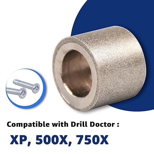 for Drill Doctor 180 Grit Diamond Replacement Wheel Compatible with Drill Doctor XP, 500X, 750X Drill Bit Sharpener Wheel - DA31320GF