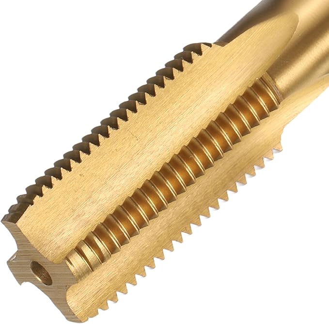 uxcell Metric Thread Tap M16 x 1.5 H2 130mm Straight Flute Screw Thread Milling Machine Taps Threading Tapping Repair Tool