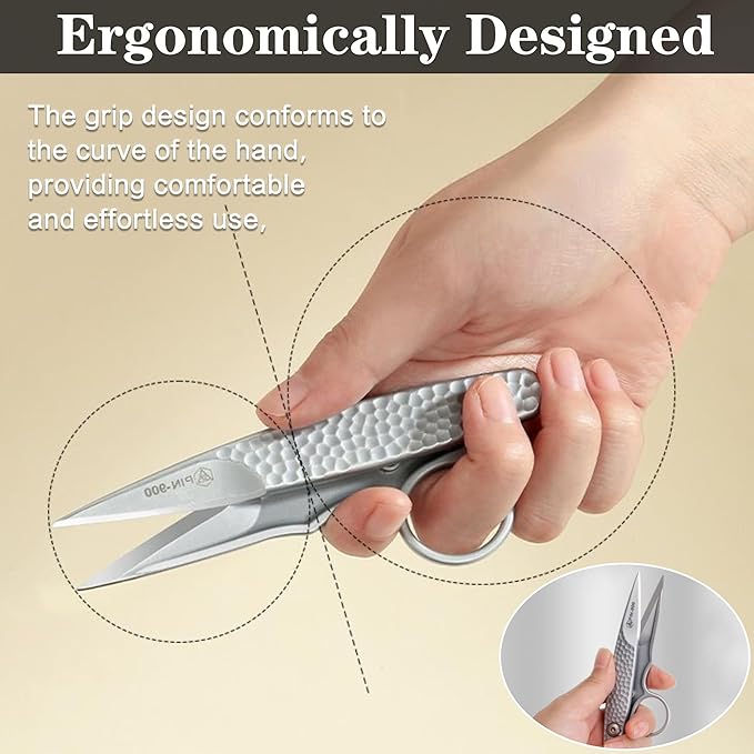 2025 New Upgrade Sewing Scissors, Stainless Steel Premium Tailor Scissors, Microcrystalline Steel Shears竊똖hread Snips Trimming Nipper for Gift Wrapping Yarn, Sewing Supplies
