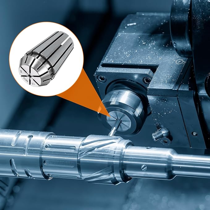 HARFINGTON Spring Collet Chuck ER16 1.5mm 65Mn Spring Steel Precision Router Collets for CNC Engraving Milling Lathe Tool