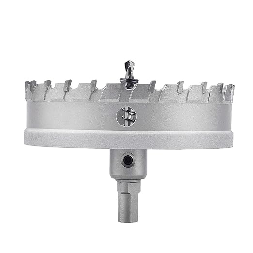 120mm (4-3/4 inch) Metal Steel Hole Saw with 2 Drill Bits, Hole Cutter for Thick Metal,Stainless Steel,Iron and Wood (120mm (4-3/4 inch))
