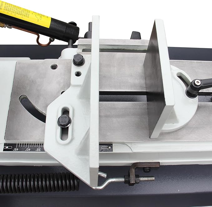 KAKA INDUSTRIAL Metal Band Saw,9-Inch(229mm) Metal Horizontal Band Saw,4-Step Blade Speed, Dual Voltage Hydraulic Feed & Coolant System, for Steel, Aluminum, Pipe Cutting in Workshops & Fabrication