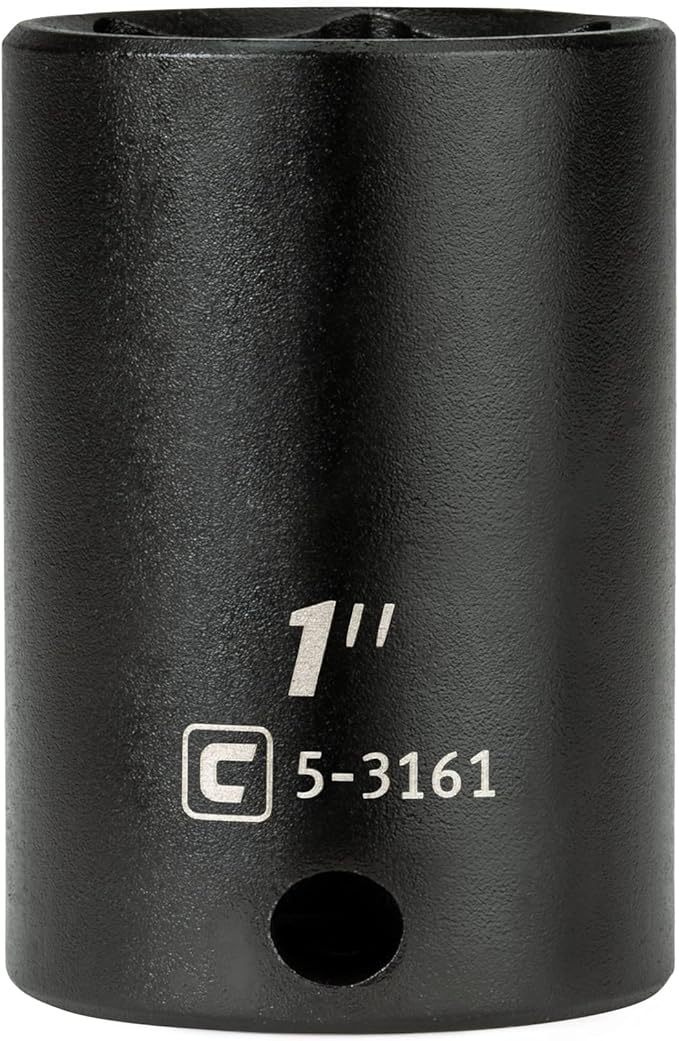 Capri Tools 3/8 in. Drive 1 in. Semi-Deep Impact Socket