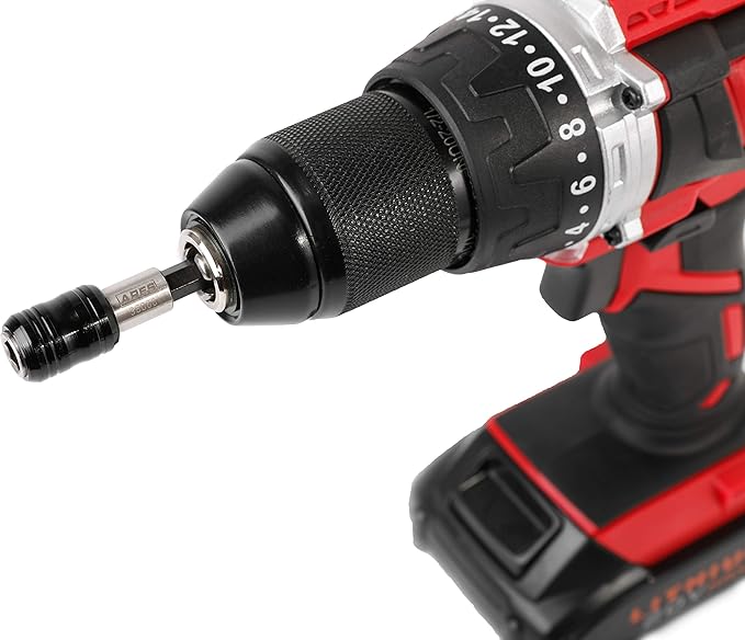 ARES 36000 - One Touch Bit Holder - One Touch Mechanism Makes Bit Change a Breeze - Works With All 1/4-Inch Drive Bits
