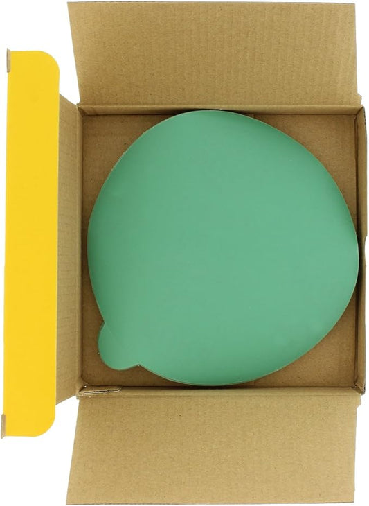 Dura-Gold Premium 6" Green Film PSA Sanding Discs - 600 Grit (Box of 25) - Self Adhesive Stickyback Sandpaper for DA Sander, Finishing Fine Cut Abrasive - Sand Automotive Car Paint, Woodworking Wood