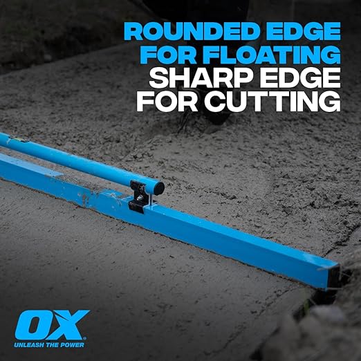 OX Tools Bundle of 3 Concrete Screeds 4' & 6' & 8' Screed | 48" Screed & 72" Screed & 96" Screed