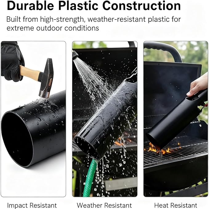 Leaf Blower Air Booster & Turbo Nozzle Attachment,Cyclone Airflow Amplifier Boosts Speed & Power,Universal Fit for 2-4 Inch Nozzles,Suitable for patios,lawns,and snowfields (Black)