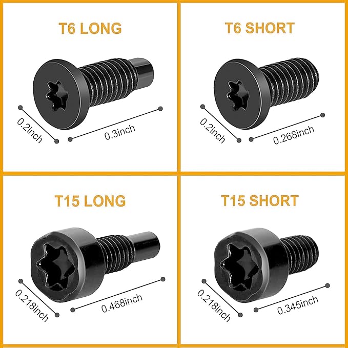 Battery replacement and WiFi password reset T6 T15 circular screwdriver head set, suitable for all circular video doorbell models (blue) gift of 20 original specification screws.