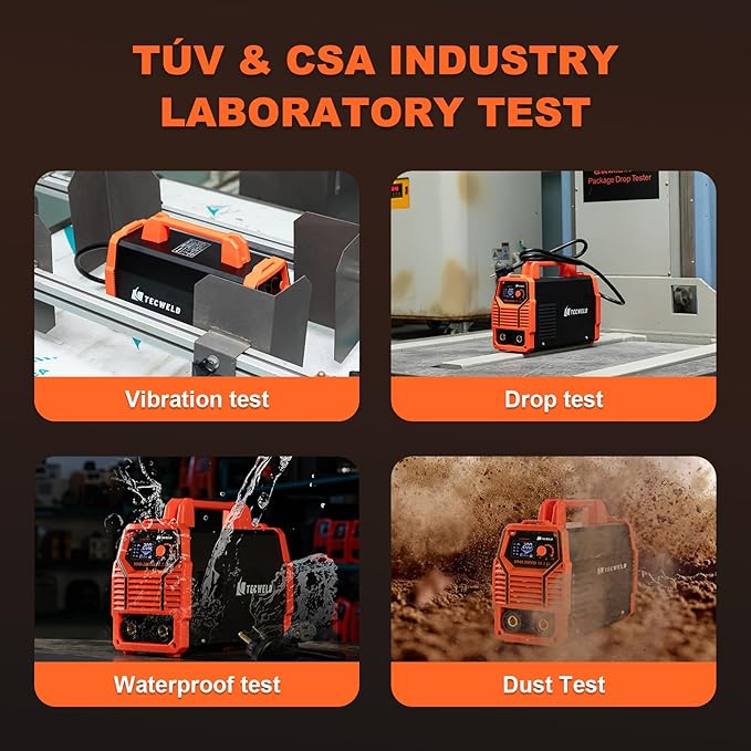 200A Pro Welder, 110V/220V Dual Voltage 2 In 1 ARC/Lift TIG Welding Machine with Synergic Control, IGBT Inverter Stick Welder with Large LED Display, Hot Start, VRD, Arc Force and Anti-Stick