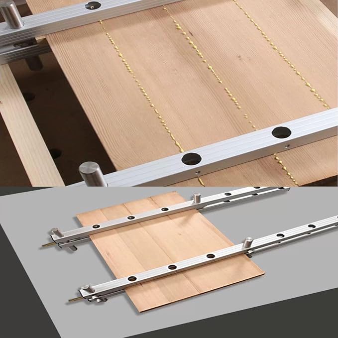 40 Inch Parallel Bar Clamp竊?Pressure Panel Clamps竊똀djustable 4-Way Pressure aluminum alloy Clamps竊똣or Flat Panels & Flush Joints竊똀luminum tools recision Woodworking Projects