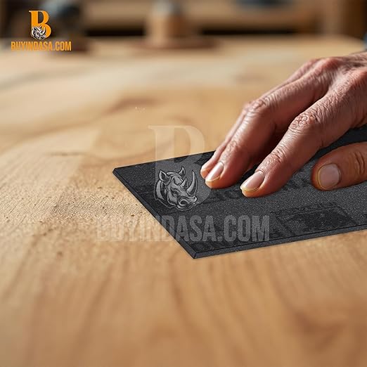 Indasa Rhynosoft Foam Sanding Pads - 4.5" x 5.5",Hook and Loop, 1500 Grit, Redline, Flexible,Tear-Resistant, Ideal for Automotive, Wood,& Finishing (Pack of 20 Pads)
