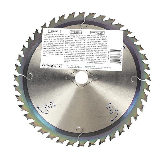 2-Pack 6-1/2" 40-Tooth 5/8" Arbor Woodworking Circular Saw Blade, Finish/General Purpose, Special Anti-Thermal Adhesion Coating on Cutting Edge- TA,High Finish, Long Life,6-1/2" 40T 5/8"