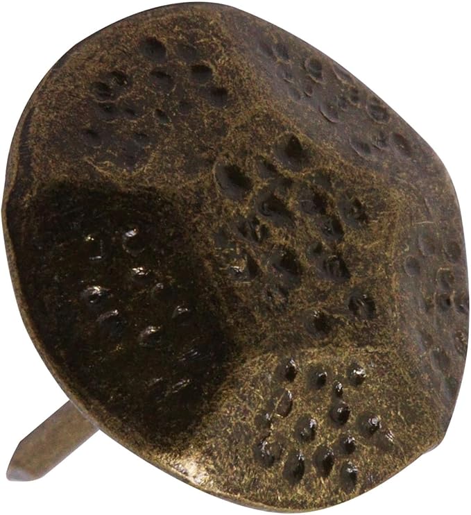 YuGtcen 40pcs Upholstery Tacks, Decorative Nails Thumb Tacks Metal Upholstery Nails for Wood Pins Vintage Furniture Tack (20x23mm, Turtle Shape Bronze)