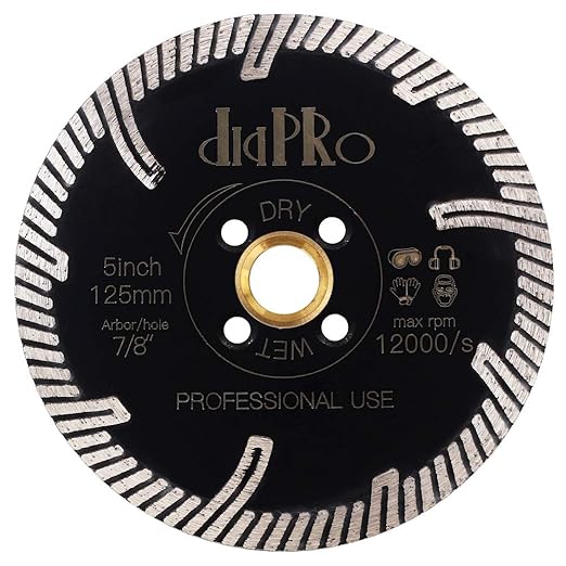 5" Granite Cutting Turbo Blade Granite Blade