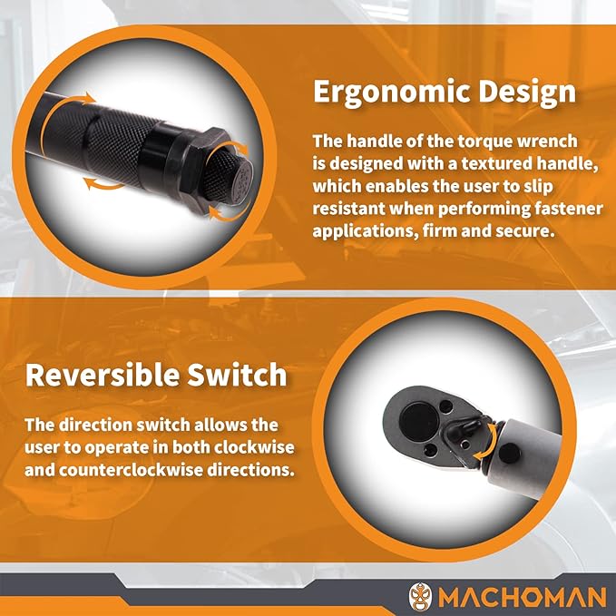 MACHOMAN Ratchet Torque Wrench Set (TQW203)