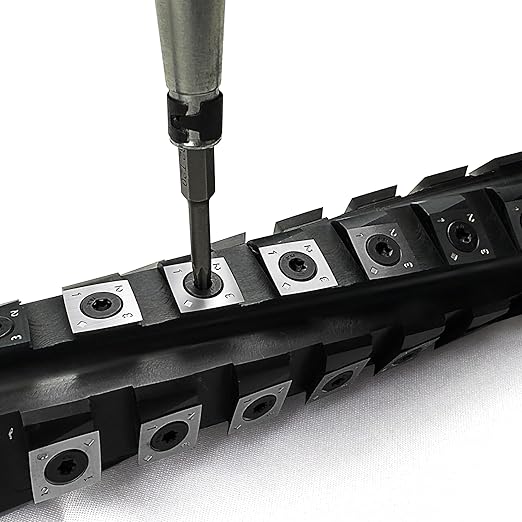 12-1/2 inch Spiral Helical Cutterhead for DeWalt DW733, DW734 Thickness Planer (12.5 inch)