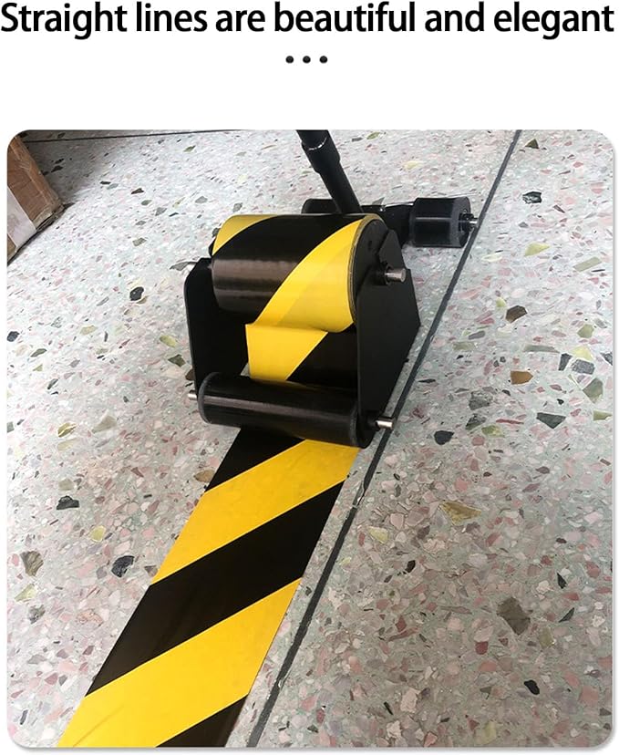 癤풣loor Tape Marking Machine, Laying Machine for Precise Arrangement, Applicator, Supports Single Or Rolls,Adjustable Spacing for Marking, Decoration Protection and Laying