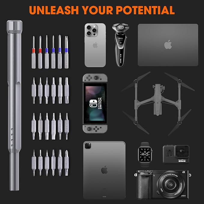 73 in 1 Precision Screwdriver Set, Small Mini Micro Screwdriver Set for DIY PC Computer Electronics, Magnetic Professional Repair Hand Micro Tool Kit Gift