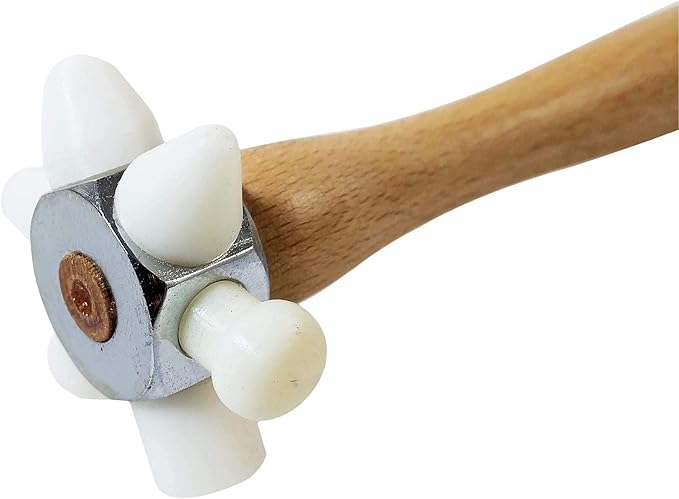 Universal Tool 6 in 1 Multi-head Nylon Hammer