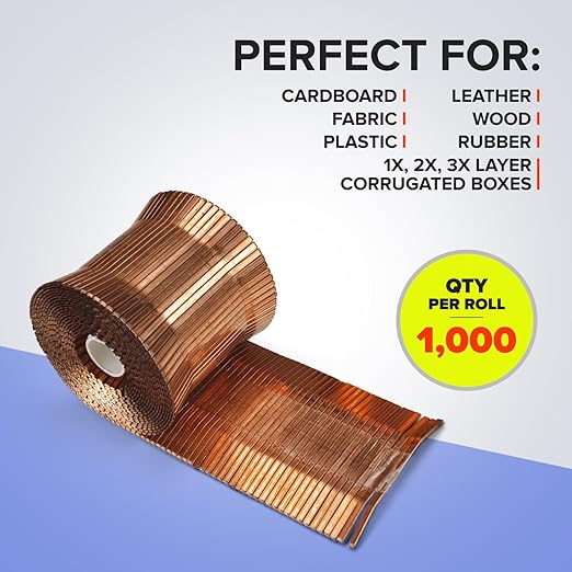 IDL Packaging Heavy Duty Stainless Steel Staples - 1 1/4" x 5/8" x 0.09" (10 Boxes, 10000 pcs) - Non-Rusting Industrial Staples