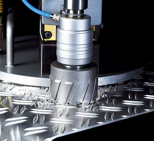CS Unitec 9-1-238 C TCT Annular Cutter 1-3/16" Dia. X 2-3/8" Depth Carbide Tip Cutting Tool Bits for Magnetic Drills/Drill Press 3/4" Weldon Shank for Metal Cutting in Steel, Stainless and More