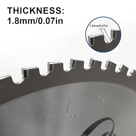 14-Inch Metal Steel Cutting Saw Blade, 14 Inch Chop Saw Blade 72-Tooth with Carbide Tipped Teeth, No Heat No Burrs No Sparks for Mild Steel for Cold Metal Cutting, 1 Pack