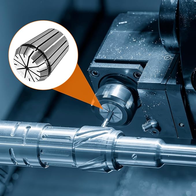 HARFINGTON Spring Collet Chuck ER32 4mm 65Mn Spring Steel Precision Router Collets for CNC Engraving Milling Lathe Tool