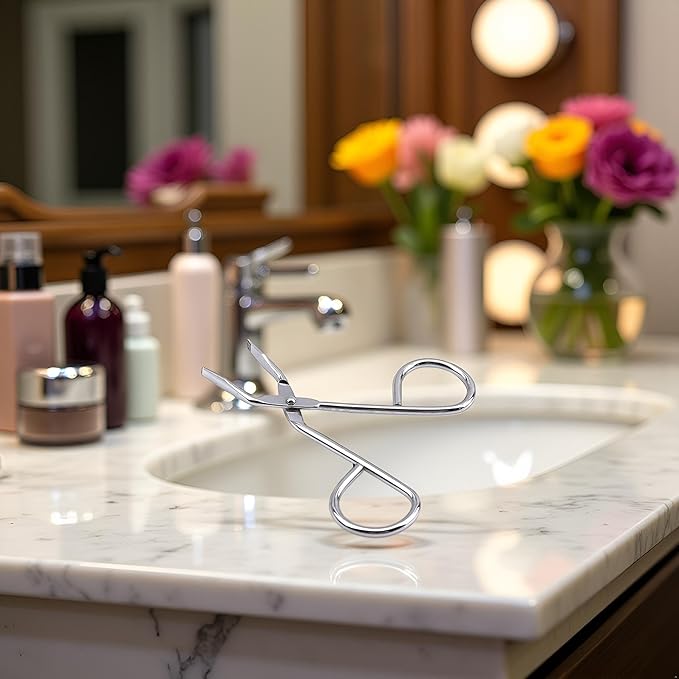 Silver Stainless Steel Eyebrow Scissors, Elbow Pliers Clip Scissors, Flat Tip Tweezers Hair Plucker Hair Removal, Industrial Tweezers, Hand Tools