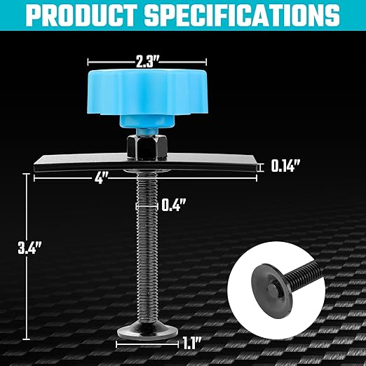 DURATECH Brake Caliper Compression Tool, Brake Pad Spreader for Compress Inner Brake Pads & Reset Pistons, Disc Brake Pad Spreader Tool for Most Cars and Light Trucks