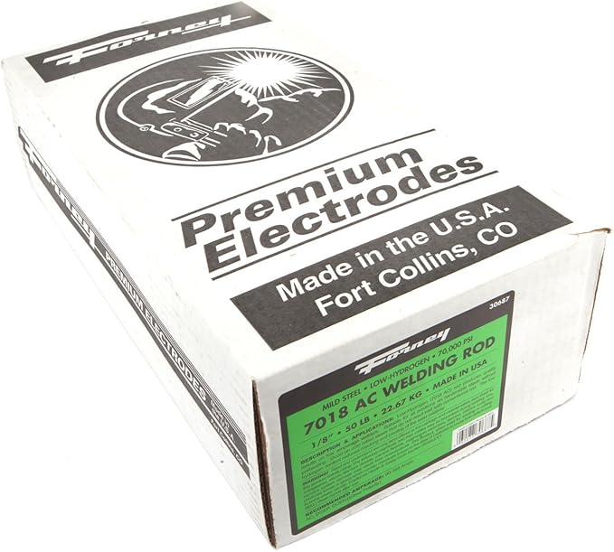 Forney 30686 E7018 AC Welding Rod, 1/8-Inch, 10-Pound