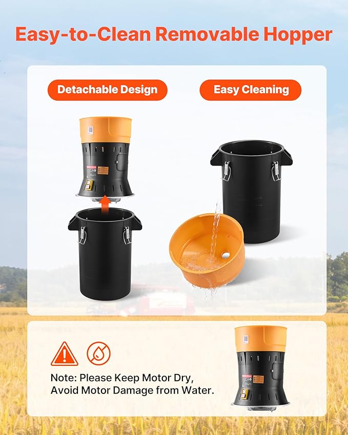 VEVOR Electric Grain Mill Grinder, 600W High Power Commercial Spice Grinder, 25L Pulverizer Powder Machine with Galvanized Sharp Blades, for Dry Grains, Spices, Cereals, Coffee, Corn & Pepper