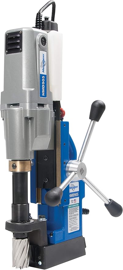 Hougen HMD905 115-Volt Magnetic Drill with Coolant Bottle and 2 Speed