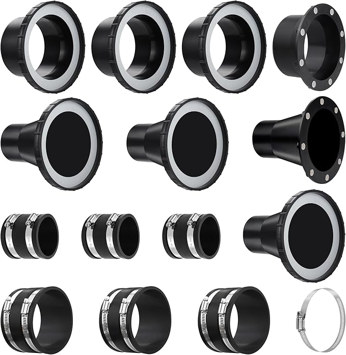 Magnetic Dust Collection Fittings for 4"&2-1/2??Dust Collectors Woodwork Shop Vacuum Hose,Two-to-Multi Magnetic Dust Collector System w/2PK Mag Connector+6Set 4"&2.5" Couplers,Quick Hose to 6 Machines