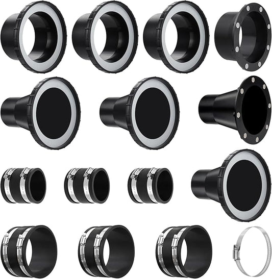 Magnetic Dust Collection Fittings for 4"&2-1/2??Dust Collectors Woodwork Shop Vacuum Hose,Two-to-Multi Magnetic Dust Collector System w/2PK Mag Connector+6Set 4"&2.5" Couplers,Quick Hose to 6 Machines