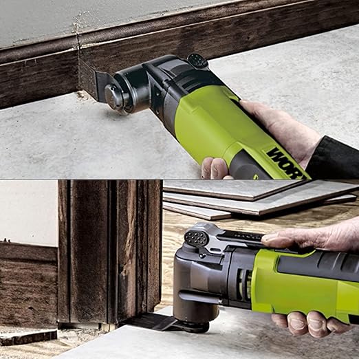 100Pcs Oscillating Tool Blades Professional Universal Oscillating Saw Blades Wood Multitool Blades Compatible with Dewalt, Milwaukee, Ryobi, Rockwell, Bosch
